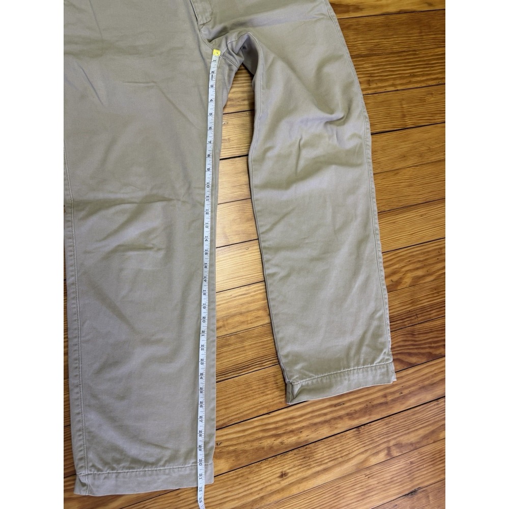 Eddie Bauer Legend Wash Flannel Lined Khaki Chino Pants Men's‎ 34x32 4886 - Picture 9 of 14